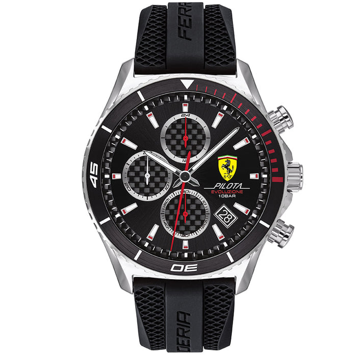 Ferrari Men's Scuderia Black Dial Watch - 830820