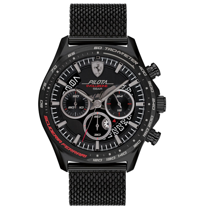 Ferrari Men's Scuderia Black Dial Watch - 830827