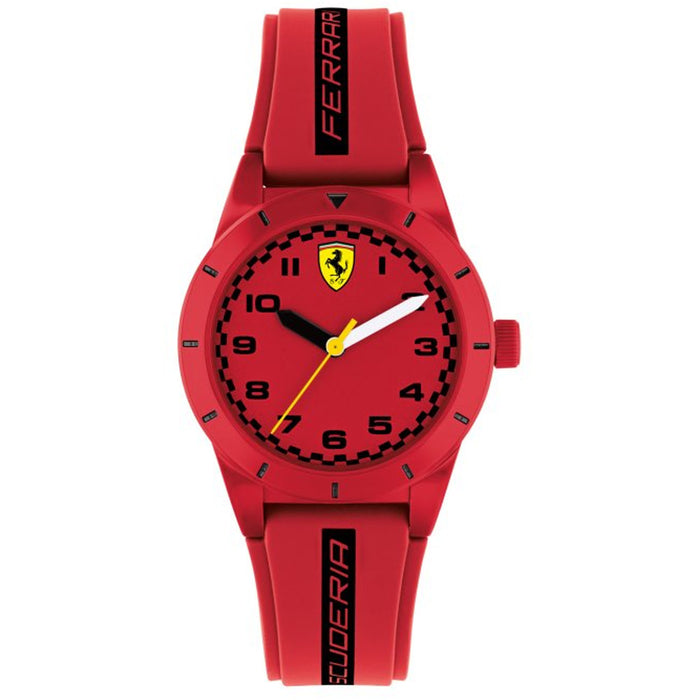Ferrari Men's Scuderia Red Dial Watch - 860018