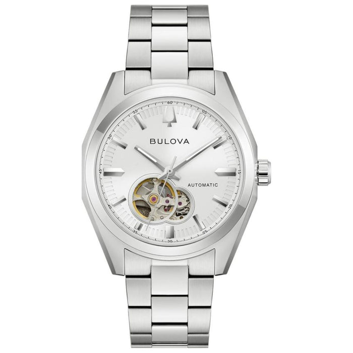 Bulova Men's Classic surveyor White Dial Watch - 96A345