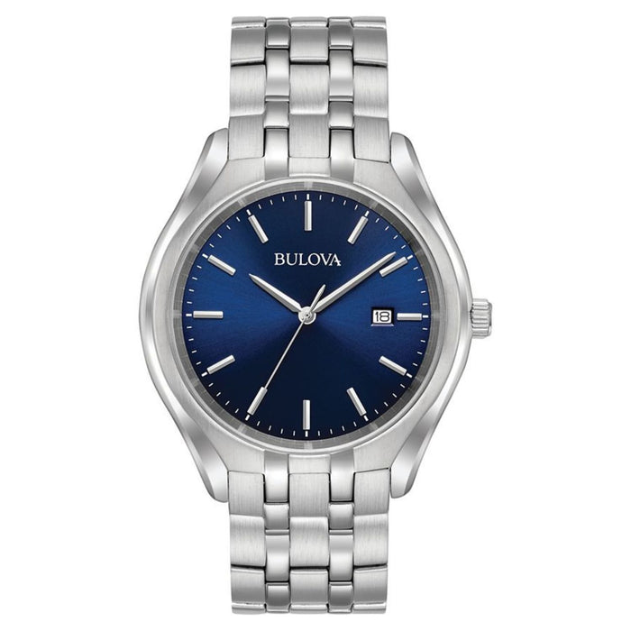 Bulova Men's Classic Blue Dial Watch - 96B268