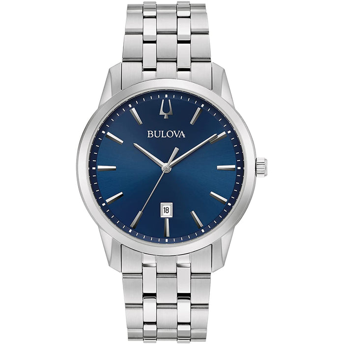 Bulova Men's Sutton Blue Dial Watch - 96B338