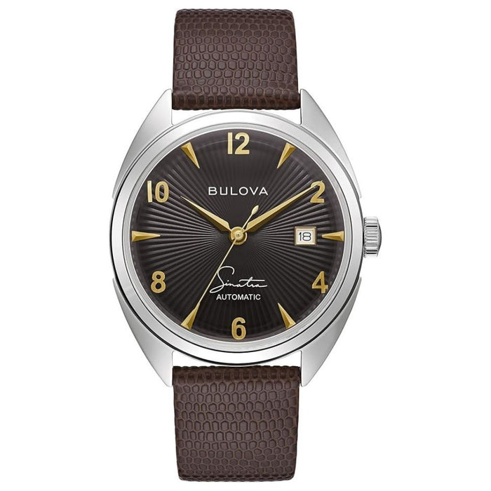 Bulova Men's Frank Black Dial Watch - 96B348