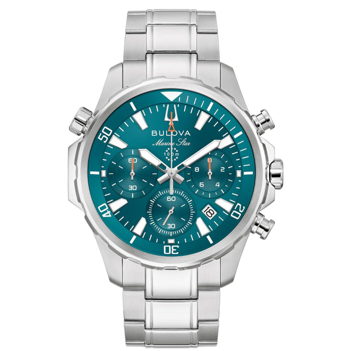 Bulova Men's Marine Star Blue Dial Watch - 96B487