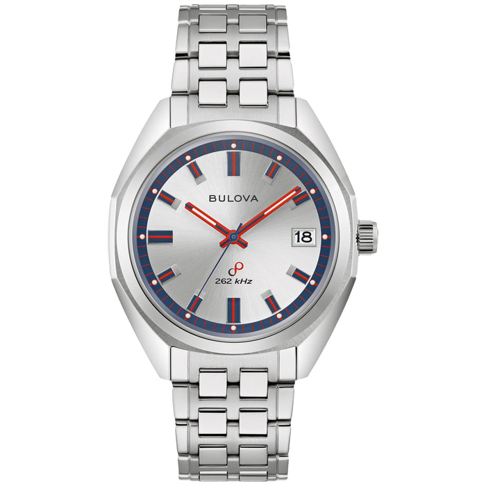 Bulova Men's Jet Star Silver Dial Watch - 96K112