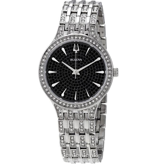 Bulova Women's Phantom Black Dial Watch - 96L273