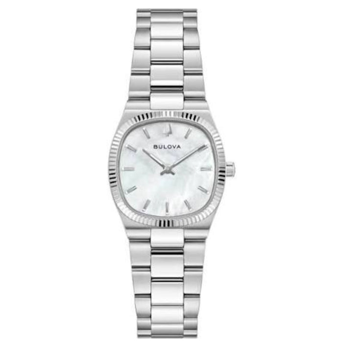 Bulova Women's Super Seville White Dial Watch - 96L353