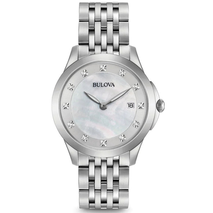 Bulova Women's Classic Mother of pearl Dial Watch - 96P174