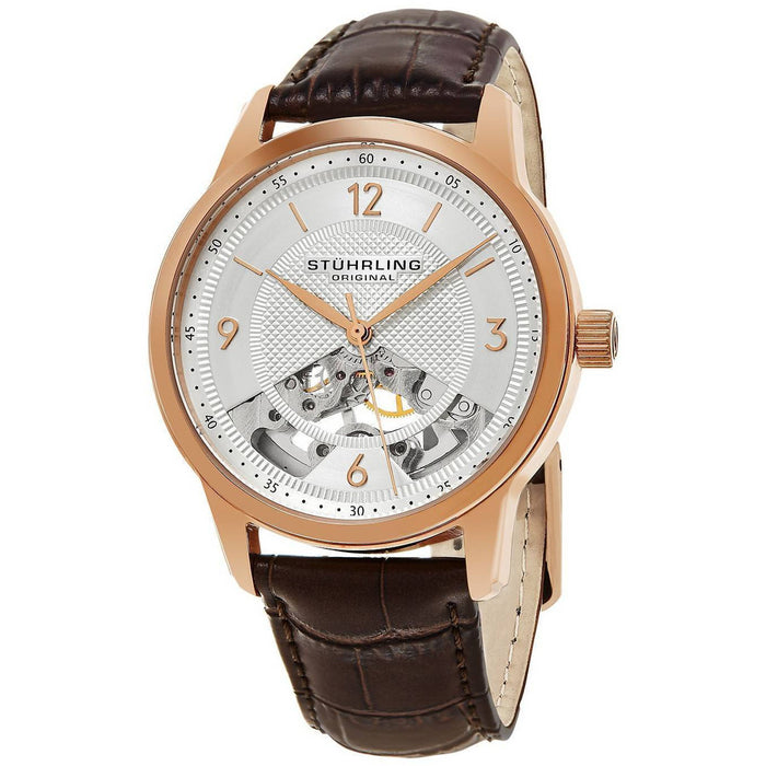 Stuhrling Men's Legacy Silver Dial Watch - 977.05