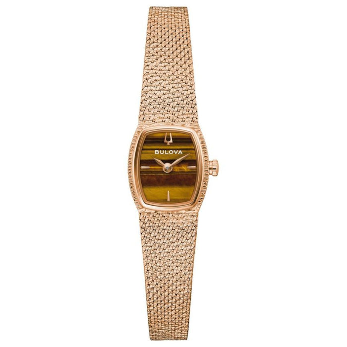 Bulova Women's Goddess of Time Brown Dial Watch - 97L185