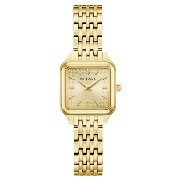 Bulova Women's Sutton Gold Dial Watch - 97L191