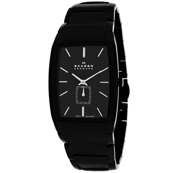 Skagen Men's Classic Black Dial Watch - 984XLBXB