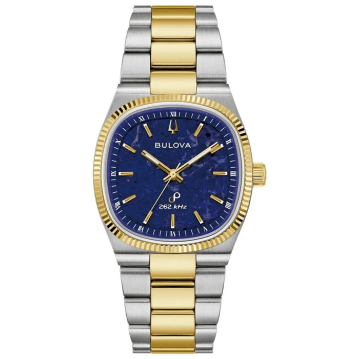 Bulova Men's Super Seville Blue Dial Watch - 98A337