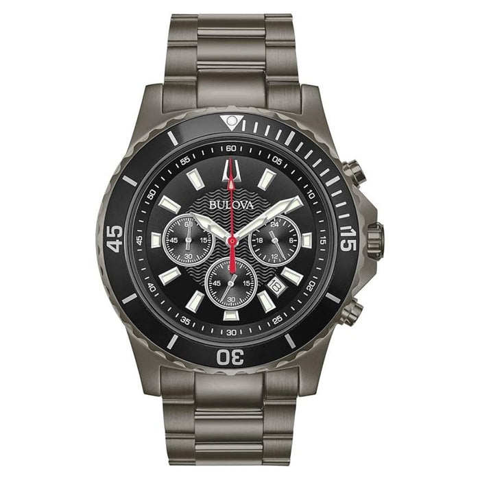 Bulova Men's Classic Black Dial Watch - 98B337