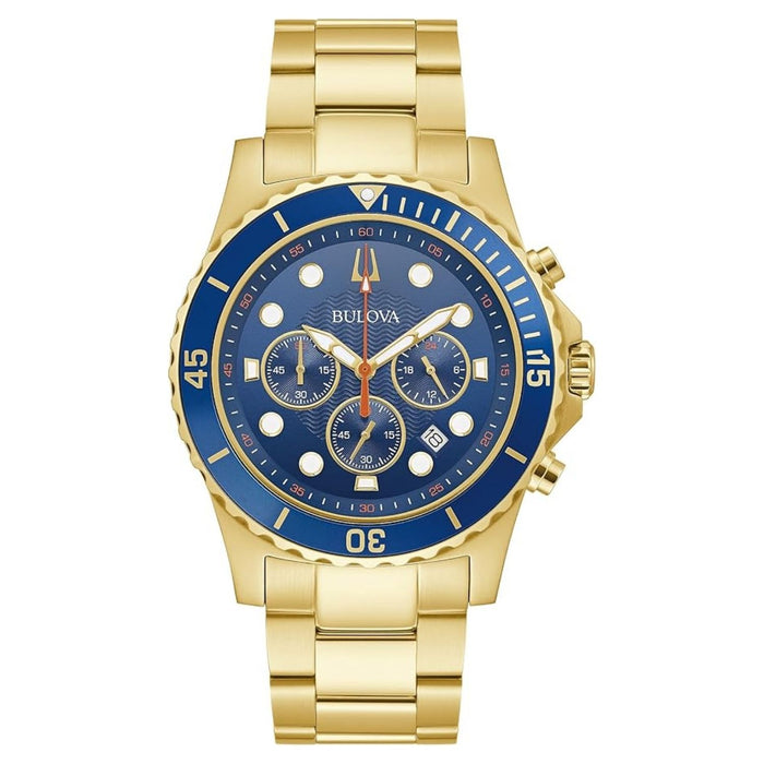 Bulova Men's Classic Blue Dial Watch - 98B377