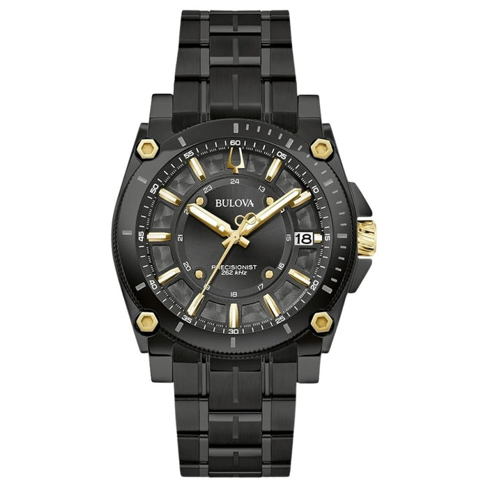 Bulova Men's Icon Black Dial Watch - 98B408