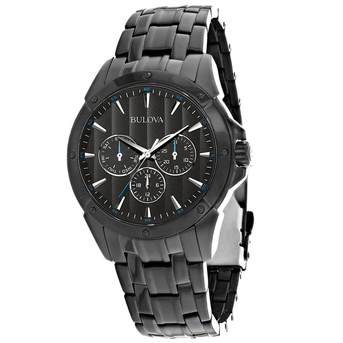 Bulova Men's Classic Black Dial Watch - 98C121