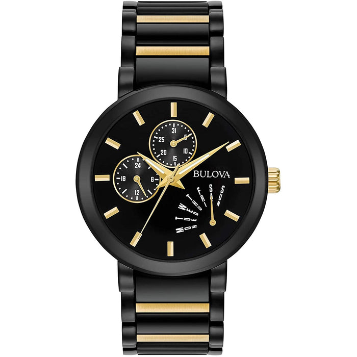 Bulova Men's Classic Black Dial Watch - 98C124