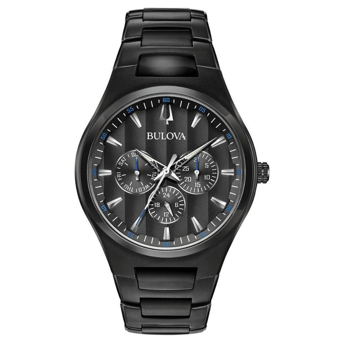 Bulova Men's Classic Black Dial Watch - 98C129