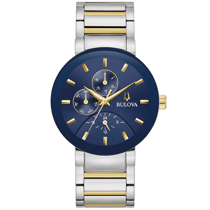 Bulova Men's Modern Blue Dial Watch - 98C148