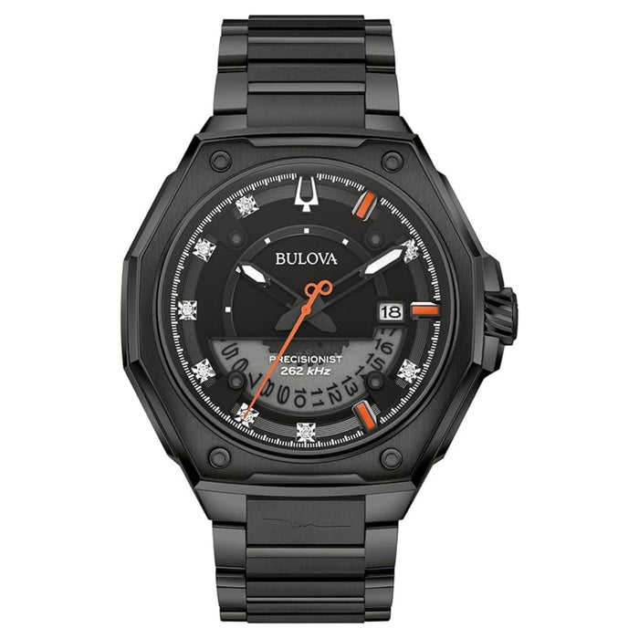 Bulova Men's Classic Black Dial Watch - 98D183