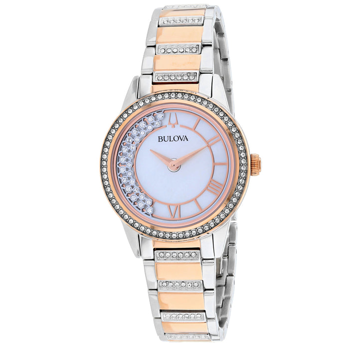 Bulova Women's TurnStyle Mother of Pearl Dial Watch - 98L246