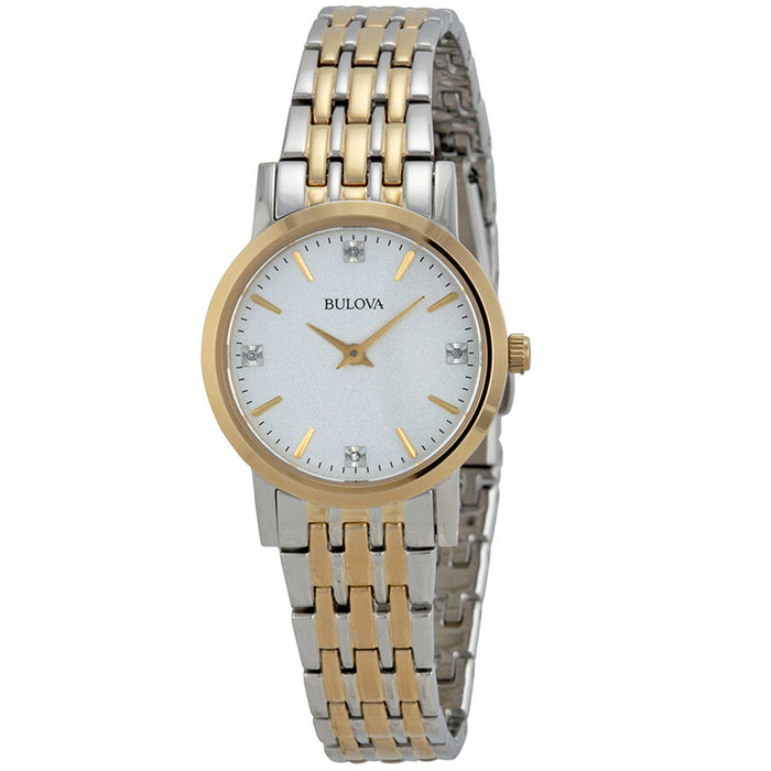 Bulova Women's Casual Silver Dial Watch - 98P115