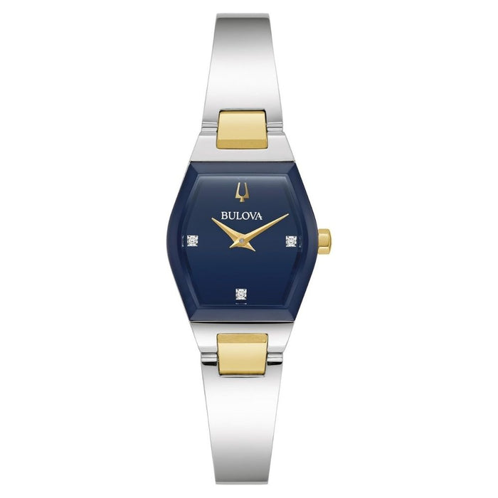 Bulova Women's Modern Blue Dial Watch - 98P218