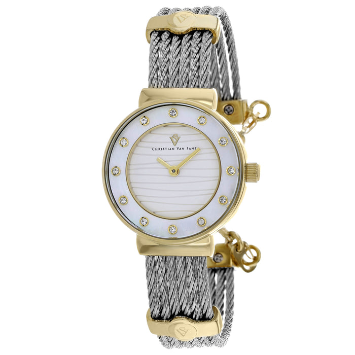 Christian Van Sant Women's Cavo Silver Dial Watch - CV1296