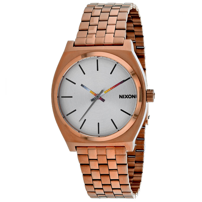 Nixon Men's Time Teller Silver Watch - A045-3174