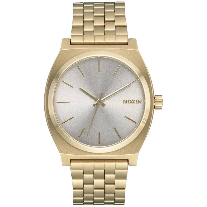 Nixon Men's Time Teller Silver Dial Watch - A045-5101