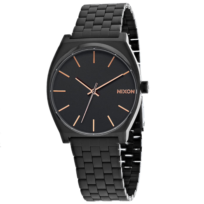 Nixon Men's Time Teller Black Dial Watch - A045-957