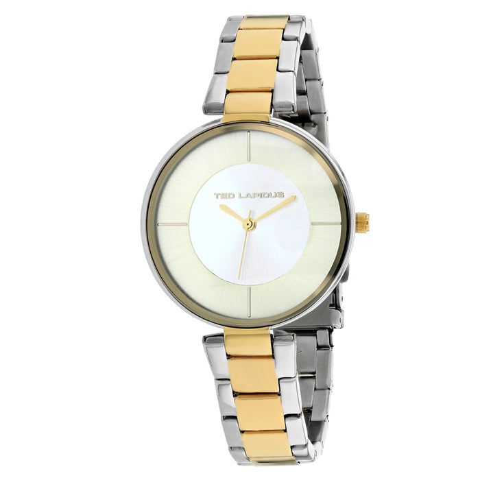 Ted Lapidus Women's Classic Silver / Gold Dial Watch - A0672BBIX