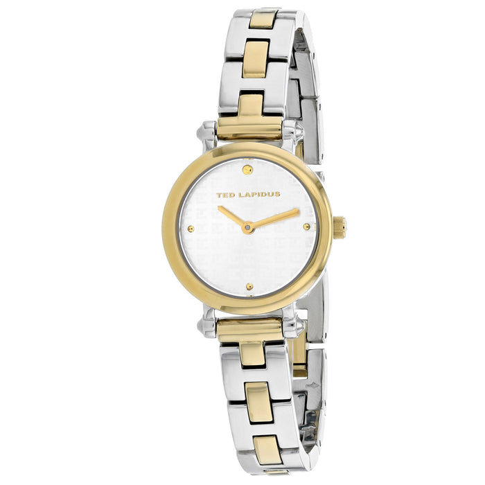 Ted Lapidus Women's Classic Silver / Gold Dial Watch - A0680BBPX