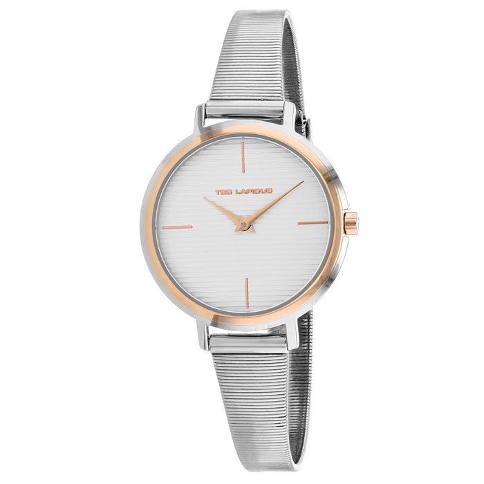 Ted Lapidus Women's Classic Silver Dial Watch - A0712YBIX