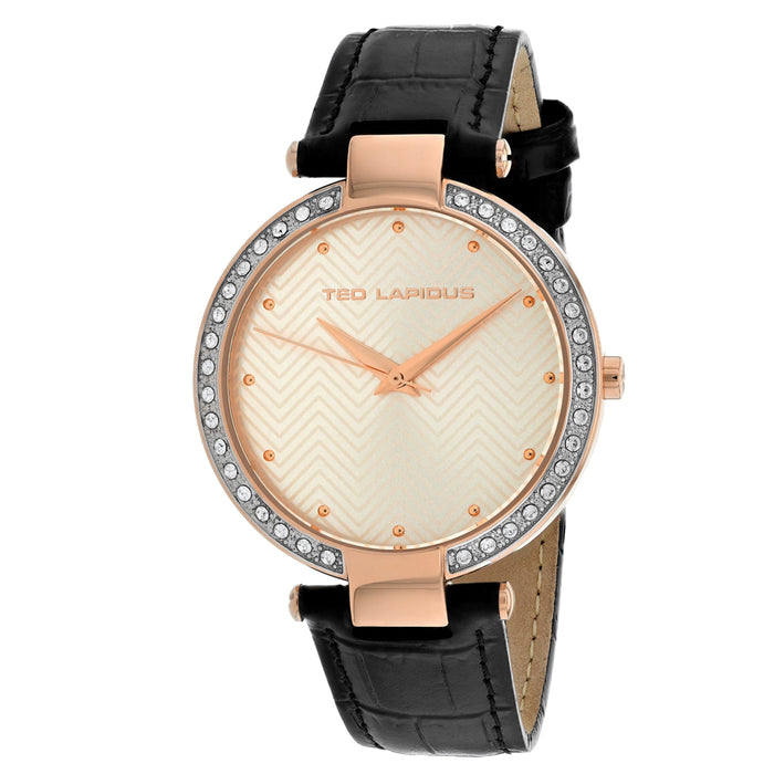 Ted Lapidus Women's Classic Rose gold Dial Watch - A0732URPN