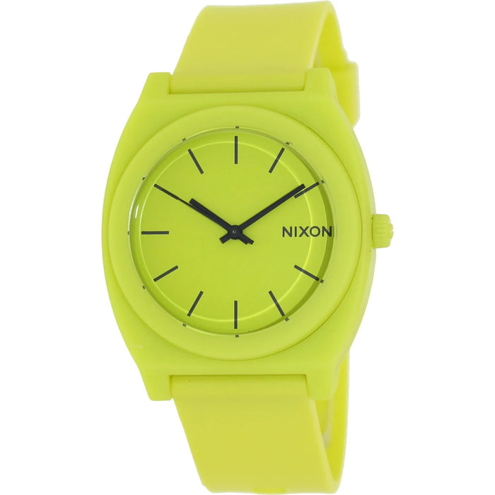 Nixon Men's Time Teller P Neon yellow Dial Watch - A119-1262