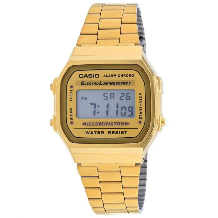 Casio Men's Gold  Dial Watch - A168WG-9VT