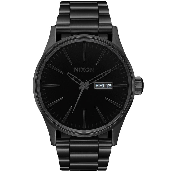 Nixon Men's Sentry Black Dial Watch - A356-1147