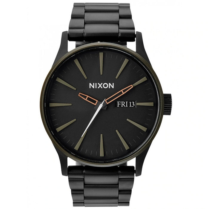 Nixon Men's Sentry Black Dial Watch - A356-1530