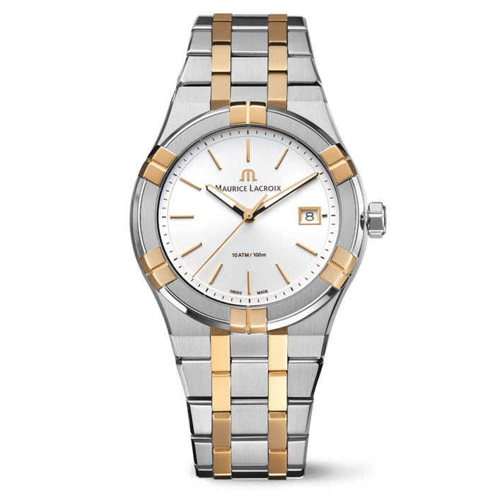 Maurice Lacroix Men's Aikon White Dial Watch - AI1108-PVP02-130