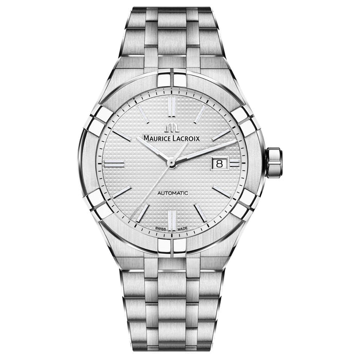 Maurice Lacroix Men's Aikon Silver Dial Watch - AI6008-SS002-130