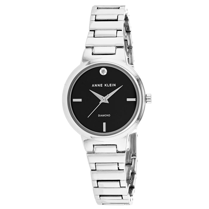 Anne Klein Women's Classic Black Dial Watch - AK-2441BKSV