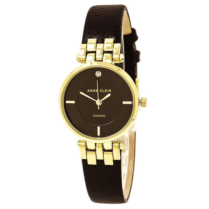 Anne Klein Women's Classic Brown Dial Watch - AK-2684BKST