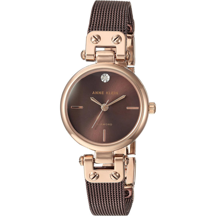 Anne Klein Women's Classic Brown Dial Watch - AK-3003RGBN