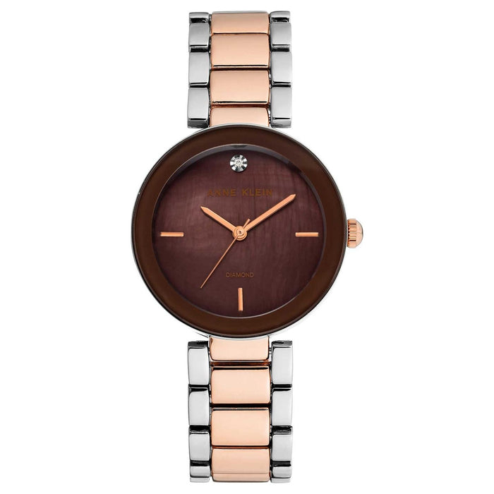 Anne Klein Women's Classic Brown Dial Watch - AK/1363BNRT
