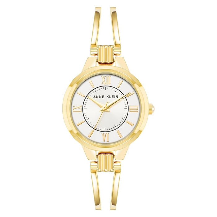 Anne Klein Women's Classic White Dial Watch - AK/1440SVGB