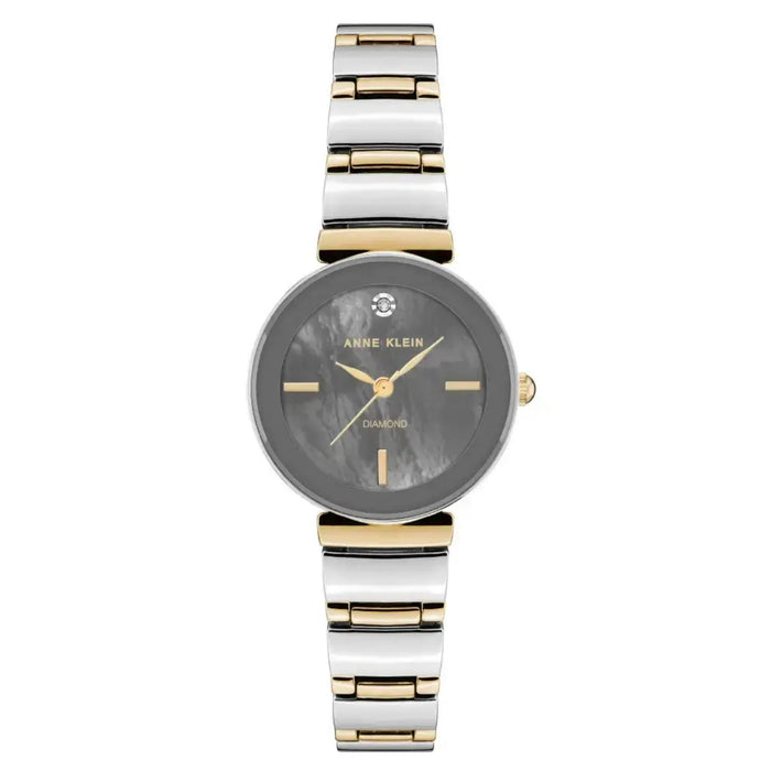 Anne Klein Women's Accented Grey Dial Watch - AK/2435GMTT