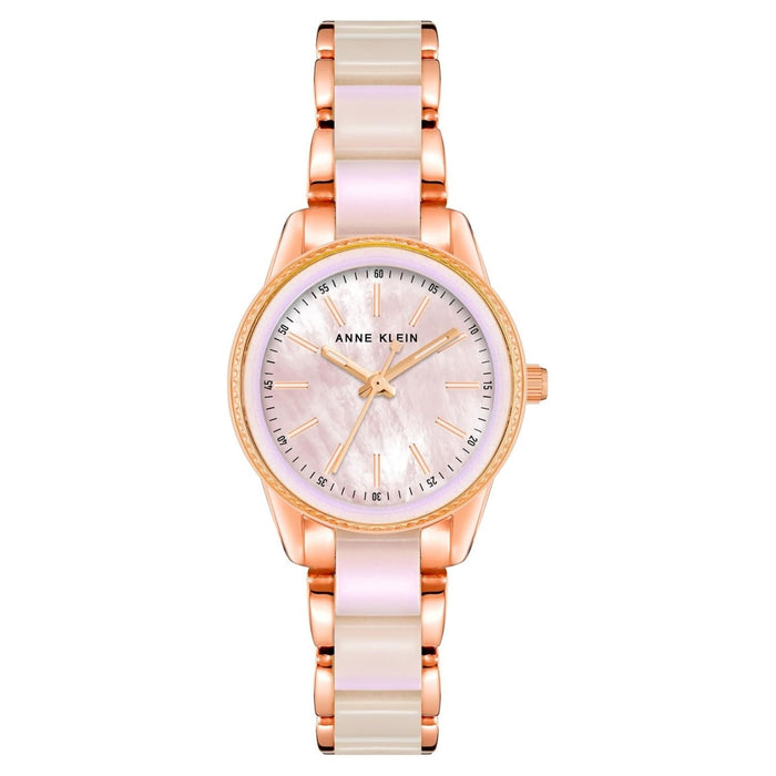 Anne Klein Women's Classic Rose gold Dial Watch - AK/3212IRRG