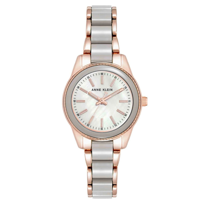 Anne Klein Women's Classic White Dial Watch - AK/3212TPRG